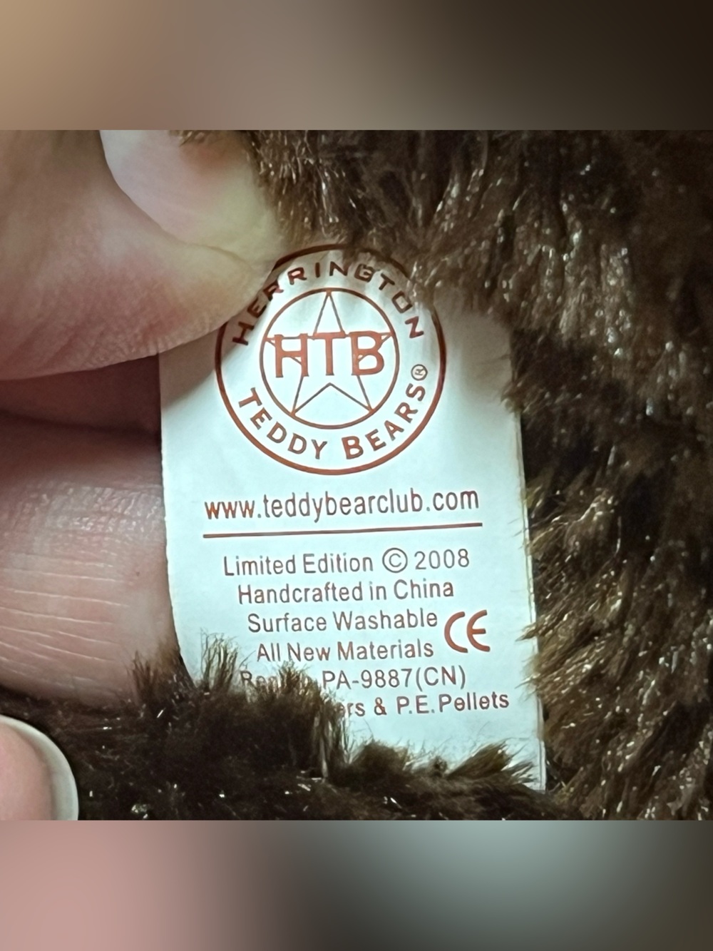 2008 30th Anniversary Cheesecake Factory Teddy Bear special edition - Picture 5 of 10